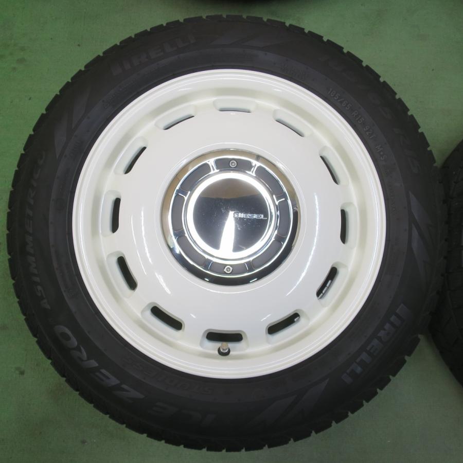 綺麗 22年★シエンタ 等 185/65R15 スタッドレス ピレリ アイスゼロ アシンメトリコ X BLOOD DIESEL クロス ブラッド ディーゼル PCD100/5H★6042902イス_3