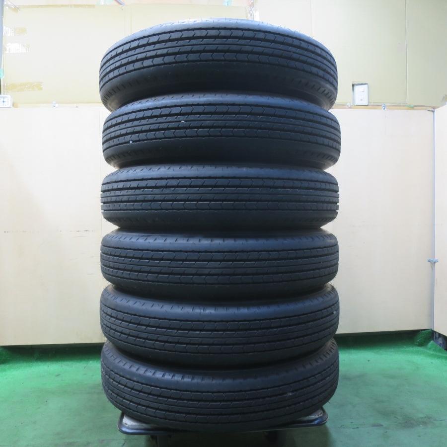 新車外し！25年！ほぼ未使用！6本☆トラック タイヤ 225/80R17.5 123 