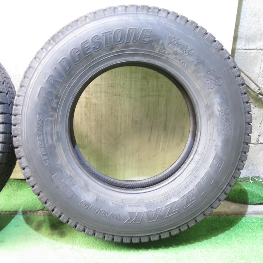 *送料無料* 未使用！23年★トラック タイヤ 205/85R16 117/115N スタッドレス ブリヂストン ブリザック W989 16 ...