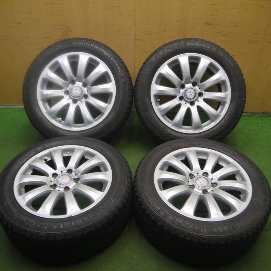 バリ溝 8.5分☆ベンツ等 EuroForsch スタッドレス 205/55R16 