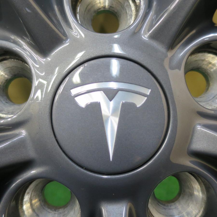 テスラモデルS純正19インチホイール　 245/45 R19 タイヤ付き 送料無料* タイヤほぼ未使用！キレイ☆テスラ モデルS 純正 245/45R19