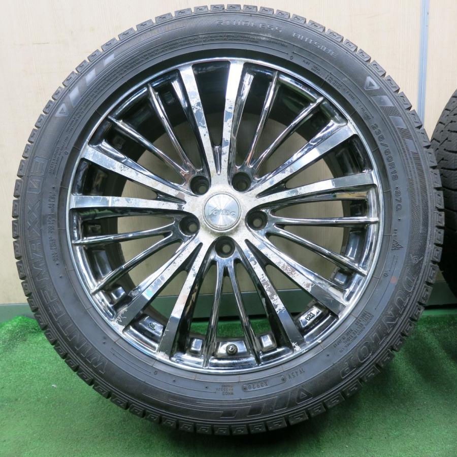 ダンロップ WM02 235/50R18 スタッドレス タイヤ 極上 バリ山