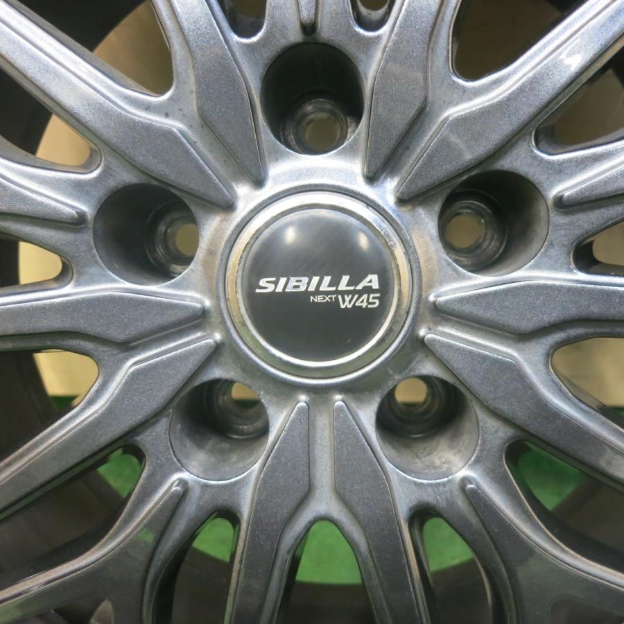 バリ溝！23年！キレイ！9分★スタッドレス 205/60R16 ブリヂストン ブリザック VRX3 SIBILLA NEXT W45 シビラ ネクスト 16インチ PCD114.3/5H★6033001SKスの画像