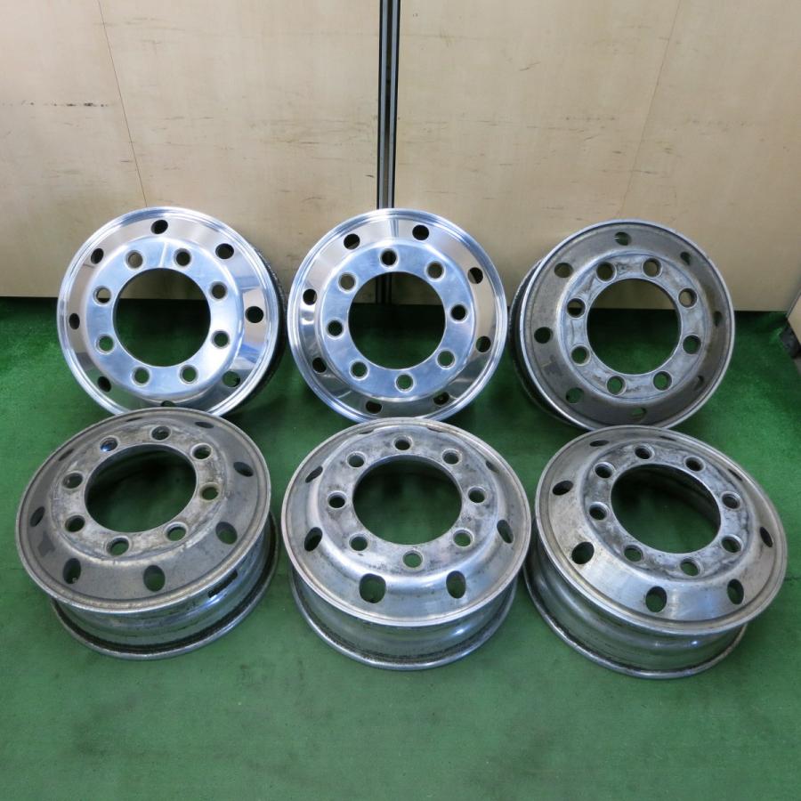 *送料無料* 6本価格★トラック ALCOA アルコア アルミ ホイール 19.5インチ 19.5×6.75 PCD275/8H ...