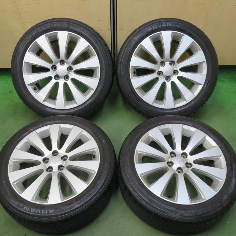 4本価格☆スバル レガシィ 純正 215/50R17 ヨコハマ アドバン A10 17 