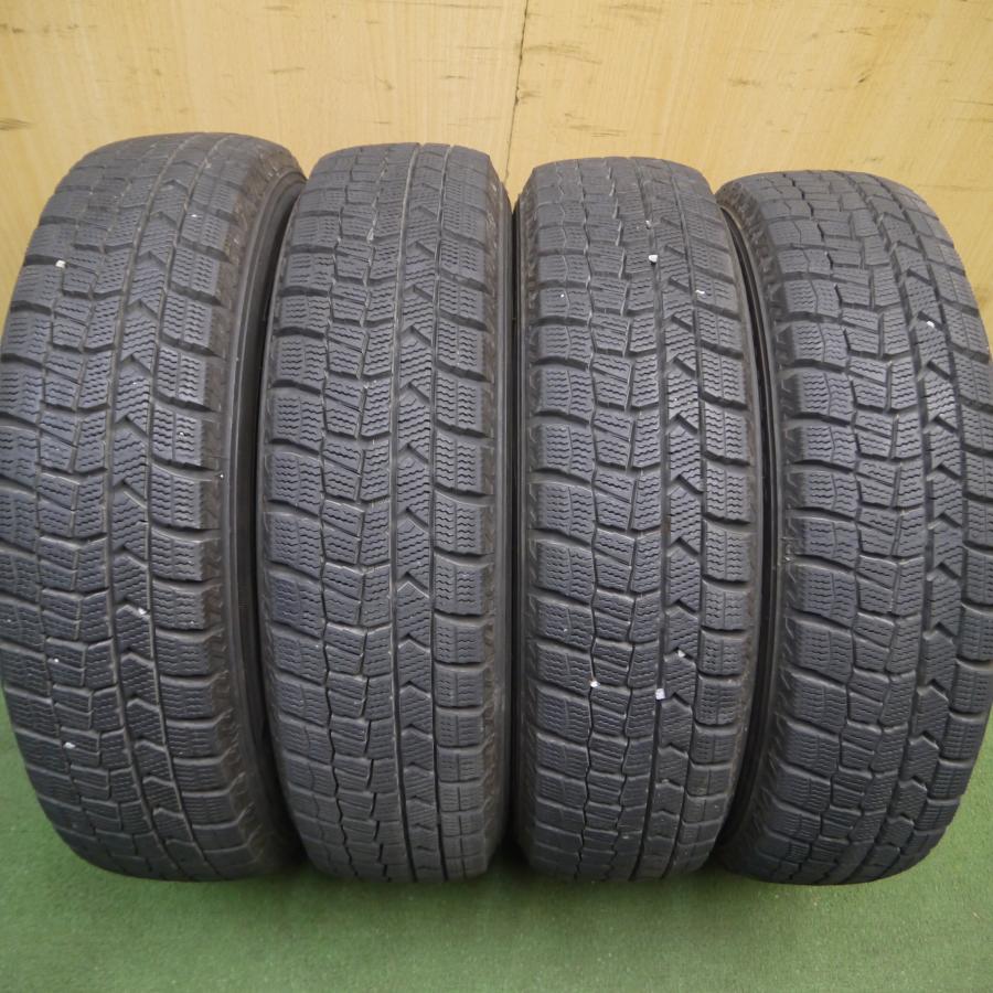 美品 155/65R14 2021年製 ダンロップ ウィンターマックス WM02 TIRADO 