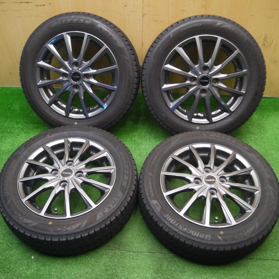 2022年製スタッドレス 155/65R14バリ溝 軽自動車全般 2022年製バリ溝‼️155/65R14‼️🌈軽自動車🌈スタッドレスアルミ4本