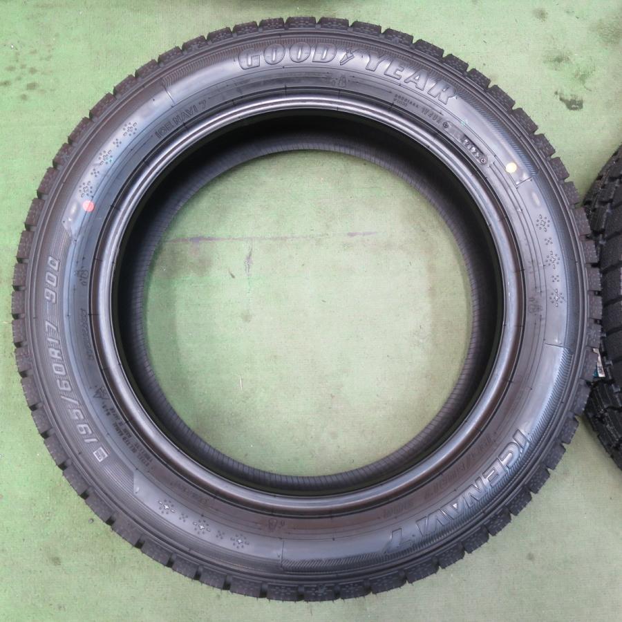 未使用！25年★スタッドレス 195/60R17 グッドイヤー アイスナビ7 タイヤ 17インチ ライズ ロッキー 60系 プリウス 等★6030413イスタの画像