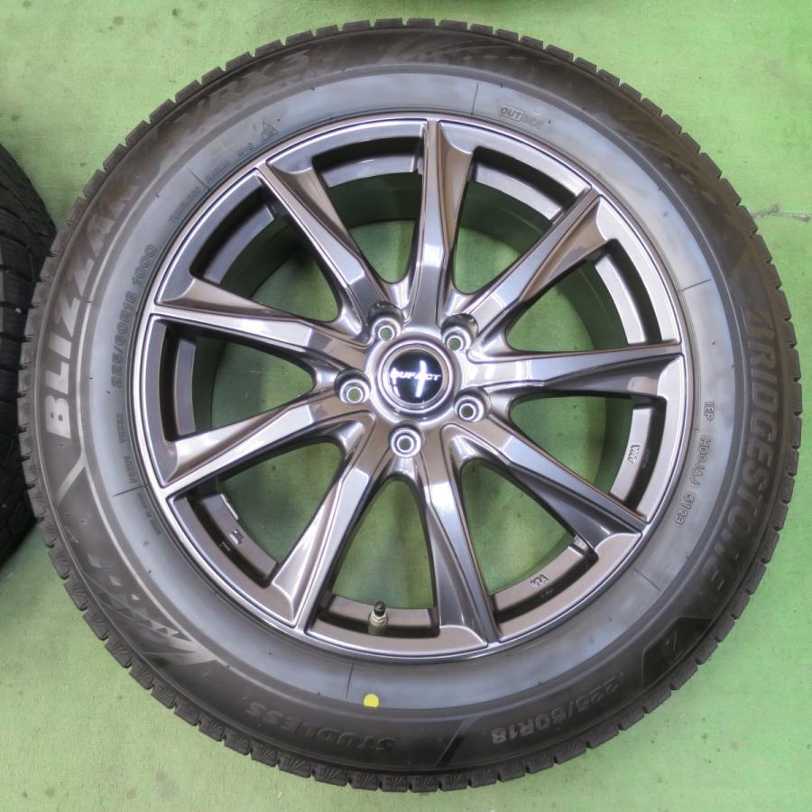 センサー付 バリ溝 23年 綺麗 9分☆スタッドレス 225/60R18