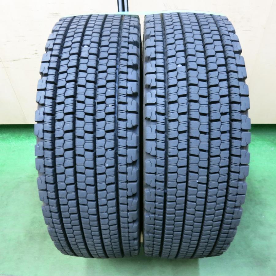バリ溝！24年！9分！2本★トラック タイヤ 245/70R19.5 136/134J スタッドレス ブリヂストン W900 19.5インチ★ ...