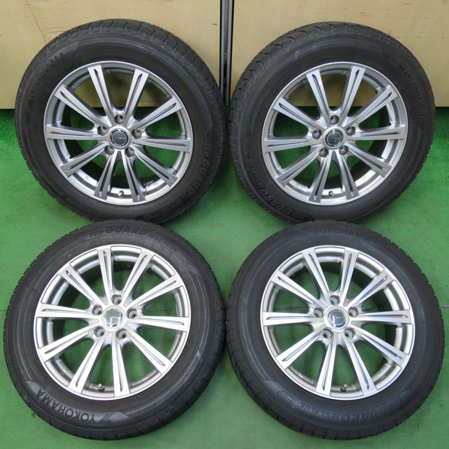 バリ溝!! 215/60R17 PCD114.3 アルファード YOKOHAMA ice guard IG50 Plus