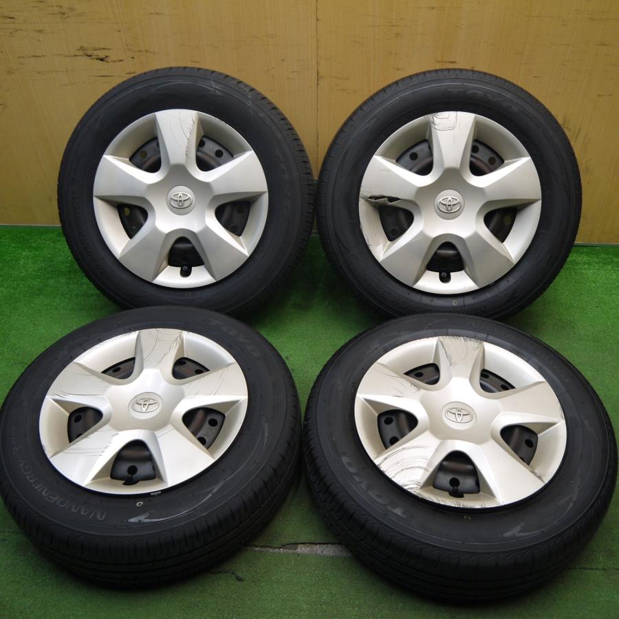 バリ溝！23年！9分☆トヨタ パッソ 純正 スチール 165/70R14 トーヨー