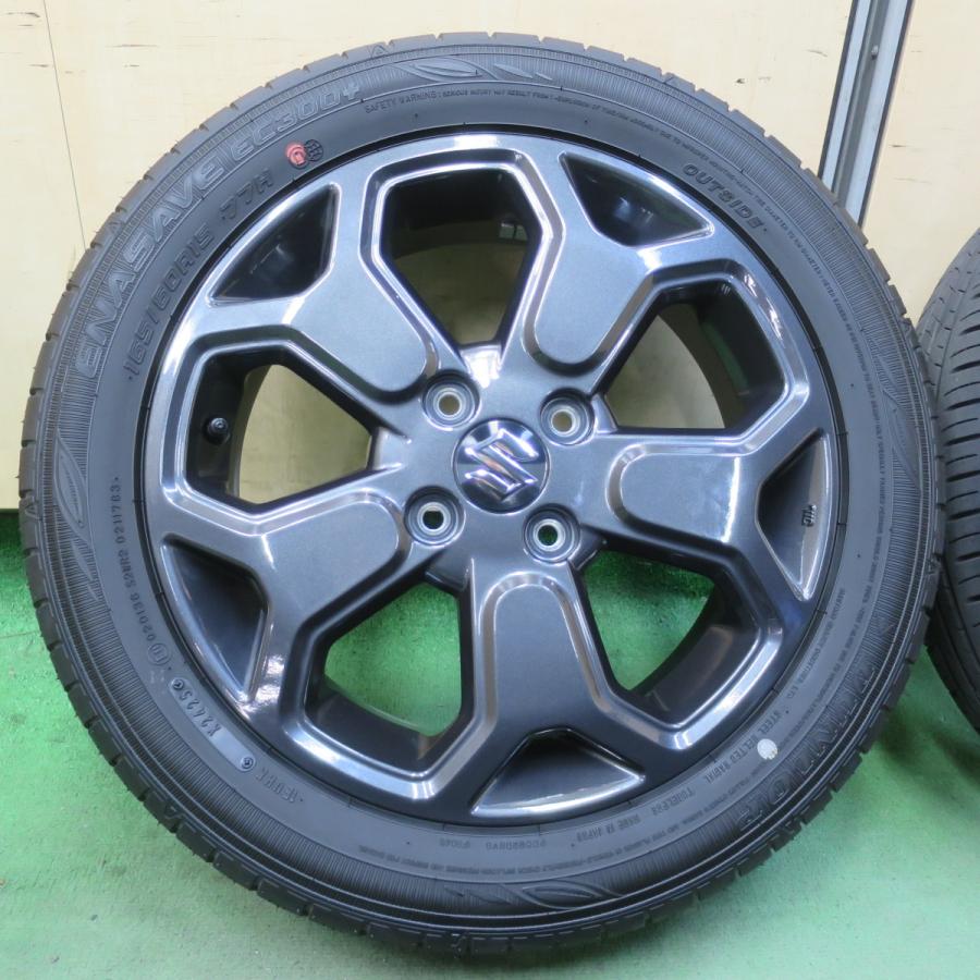 ハスラータフワイルド新車外し　165/65/15 DUNLOP　エナセーブ 新車外し！25年☆スズキ ハスラー タフワイルド 純正 165/60R15
