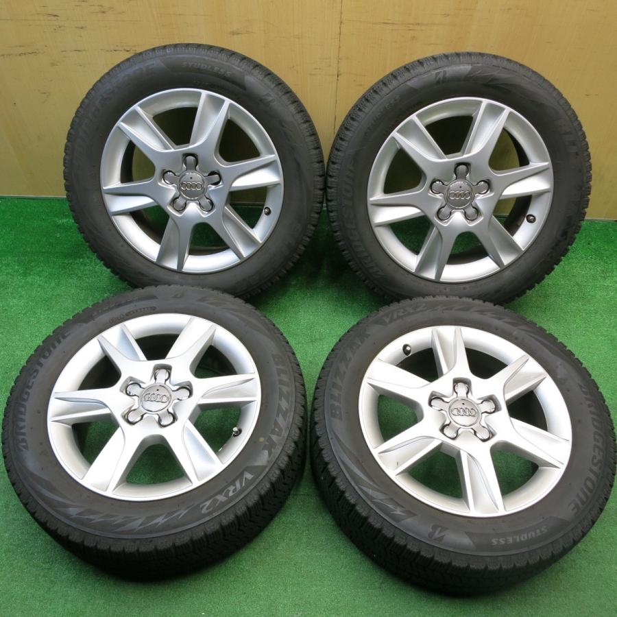 バリ溝！8.5分☆アウディ A3 純正 205/55R16 スタッドレス 