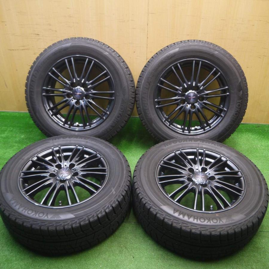 バリ溝！キレイ！9分☆スタッドレス 215/60R16 ヨコハマ アイスガード 