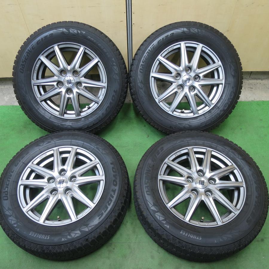 バリ溝！21年！キレイ！9分☆スタッドレス 205/65R15 トーヨー