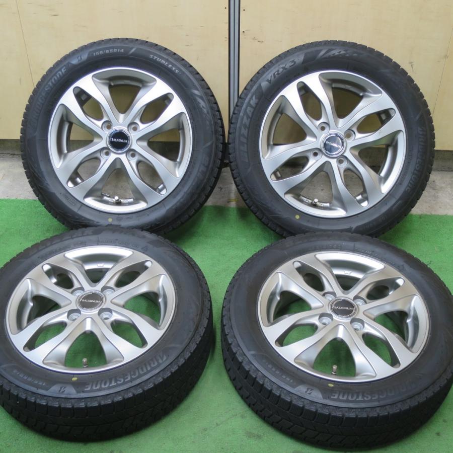 キレイ！21年☆スタッドレス 155/65R14 ブリヂストン ブリザック VRX3 