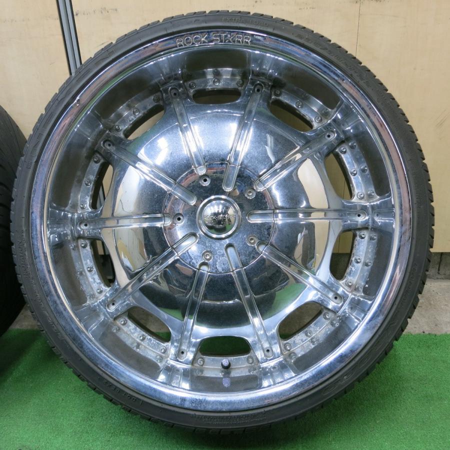 *送料無料* バリ溝！9分★ROCK STXRR ロックスター ROCK STARR 235/30R22 ネクセン N3000 22インチ ...