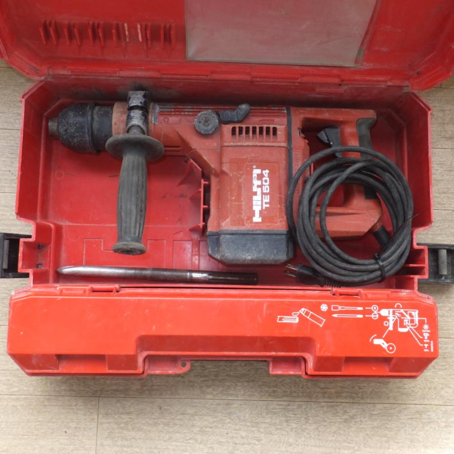 HILTI TE504 ヒルティ ハンマドリル 送料無料] ☆ヒルティ HILTI ハンマードリル TE504 900W 9.6A 100V