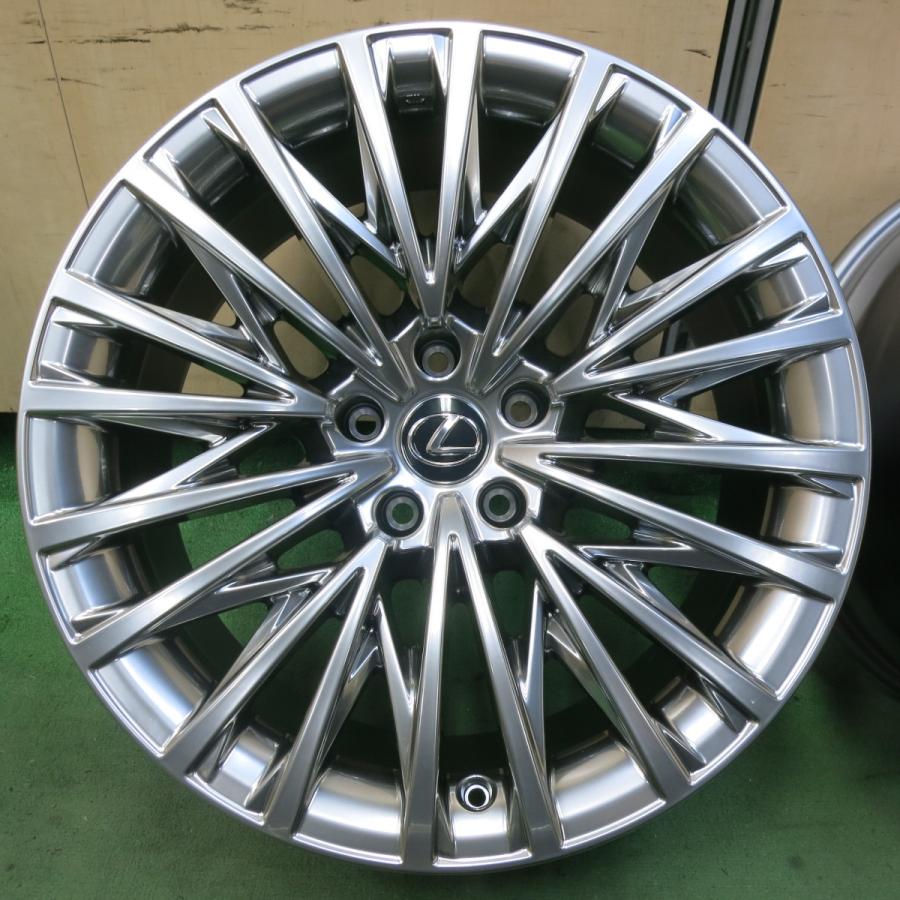 レクサスLS純正ホイール 新車外し☆レクサス LS ハイパー クロム メタリック 純正 OP