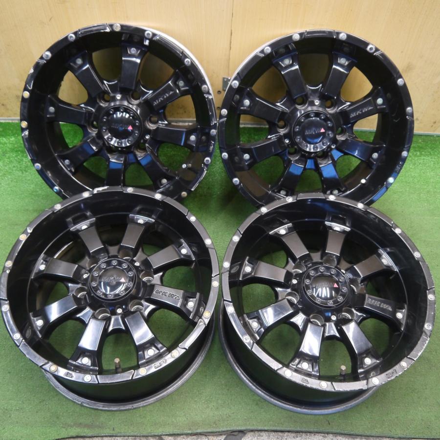 4本価格◎MKW MK-46 16インチ ホイール 16×8.0J PCD139.7/6H◎6090801H
