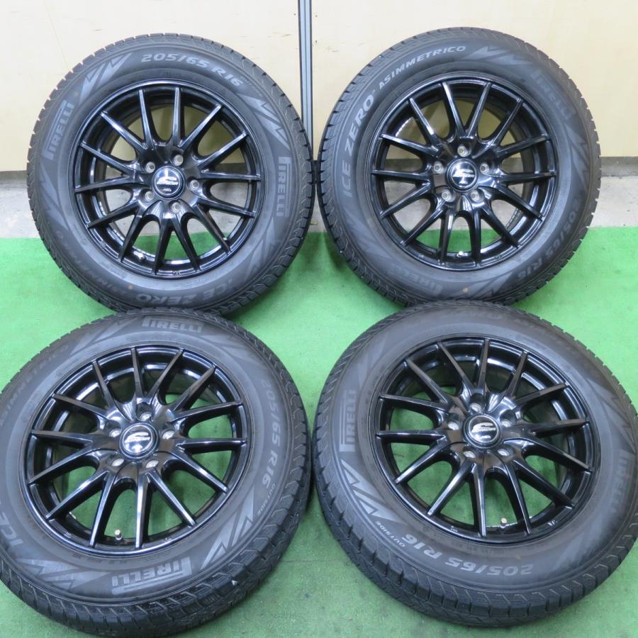 バリ溝！22年！9分☆スタッドレス 205/65R16 ピレリ アイスゼロ