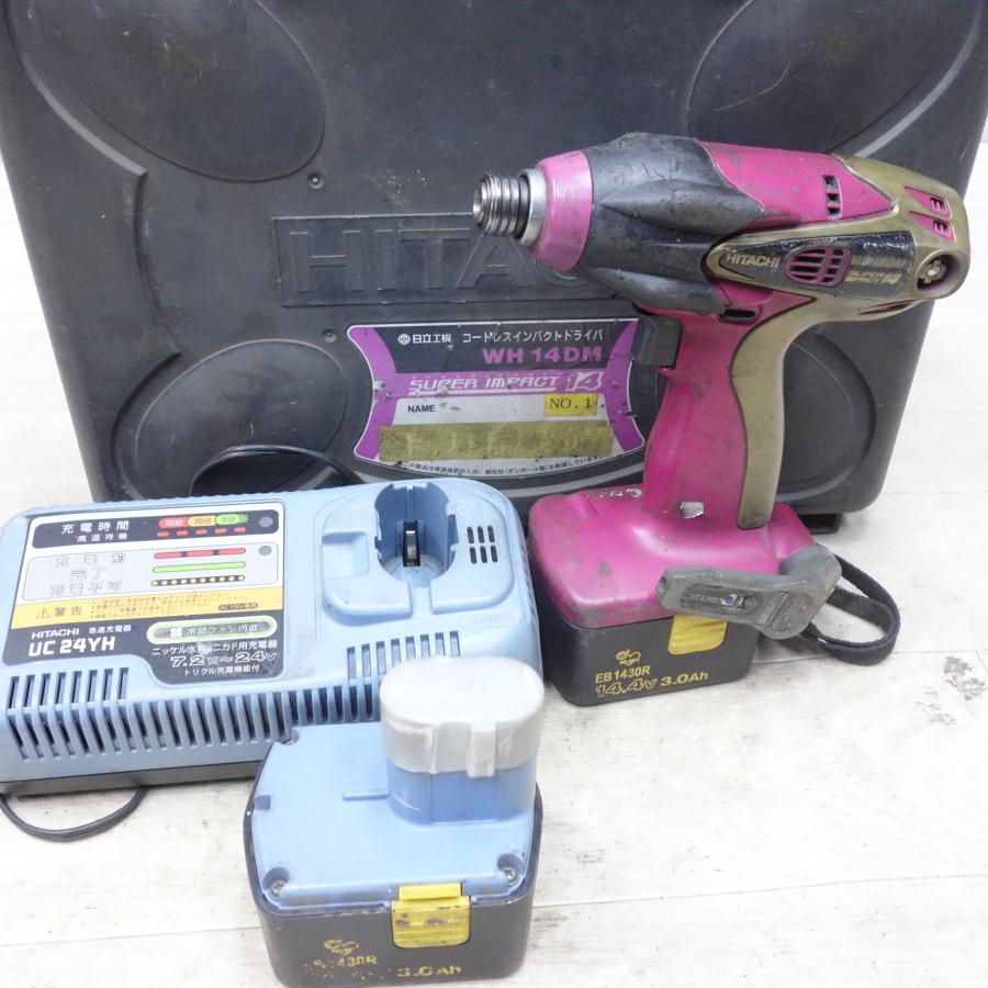 送料無料] ◇HITACHI 充電式 インパクトドライバー WH14DM 日立工機