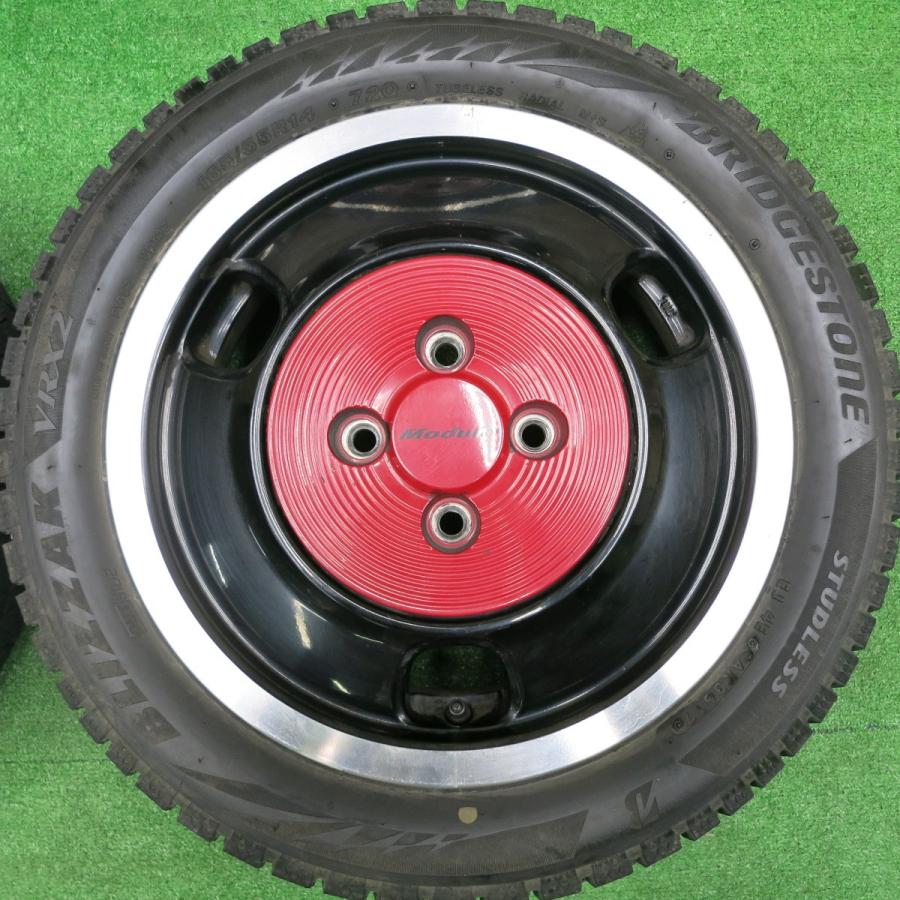 送料無料] バリ溝！9.5分 レア☆ホンダ N-BOX スラッシュ 純正 Modulo 