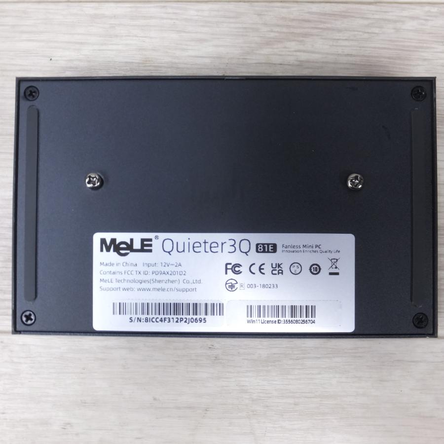 送料無料] ◇MeLE ファンレス ミニ PC Quieter 3Q 81E N5105 Intel RAM