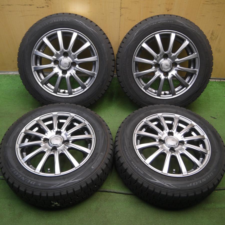 送料無料* バリ溝！キレイ！9.5分以上☆スタッドレス 165/65R14 