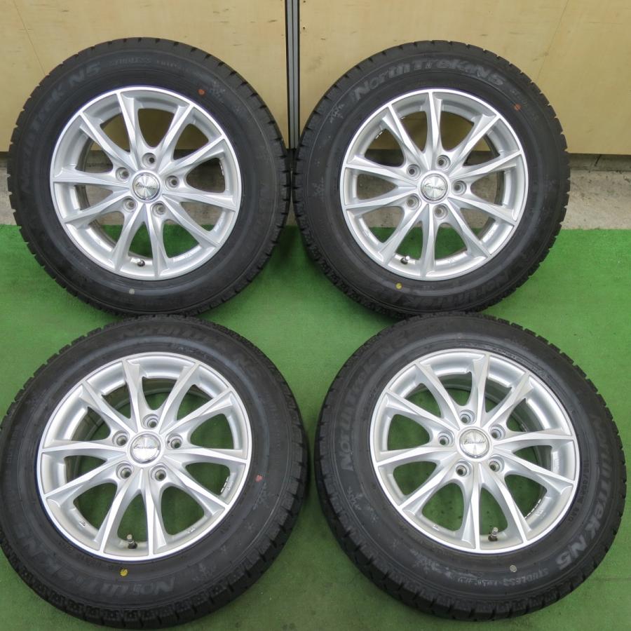 バリ溝！22年！キレイ！9.5分☆スタッドレス 185/65R15 オートバックス