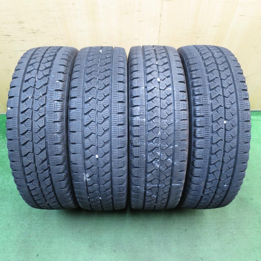 値下げ　バリ溝　BS ブリヂストンスタッドレスタイヤ W979 225/70R16 117/115 ６本 バリ溝！22年！9.5分☆トラック タイヤ 225/70R16 117/115L