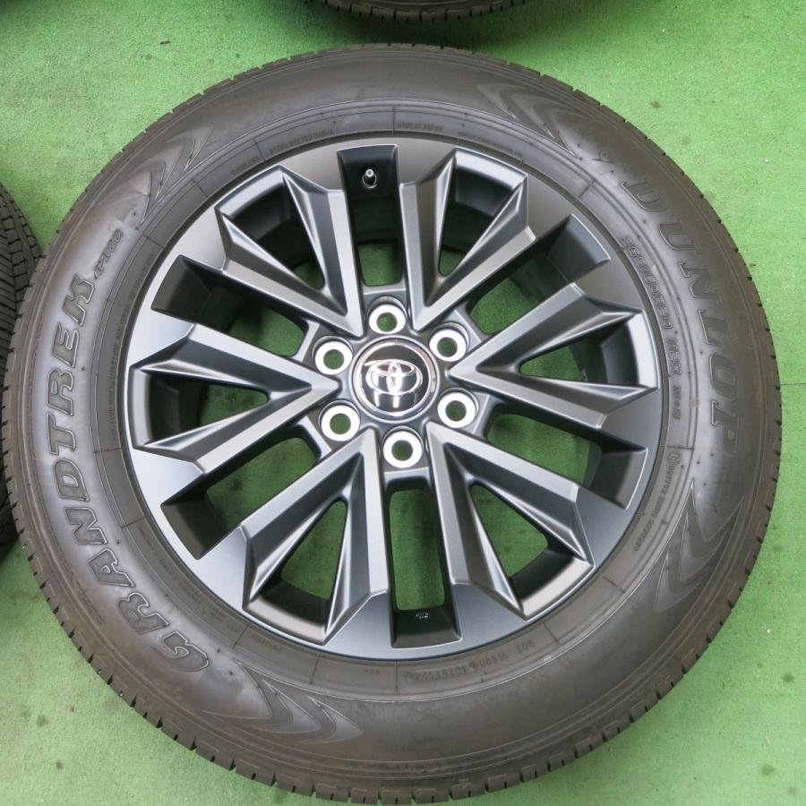 ランクル250 265/60R20 タイヤ４本ダンロップ　GRANDTREK DUNLOP ランドクルーザー 250 新車外し 4本 265/60R20