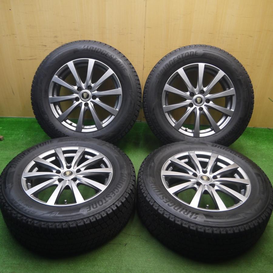 直接取引可　バリ溝トヨタ純正ホイール付きスタッドレスタイヤ 225/65R17 バリ溝】トヨタ 30 ハリアー 純正 17in 6.5J +35 PCD114.3 ウインター