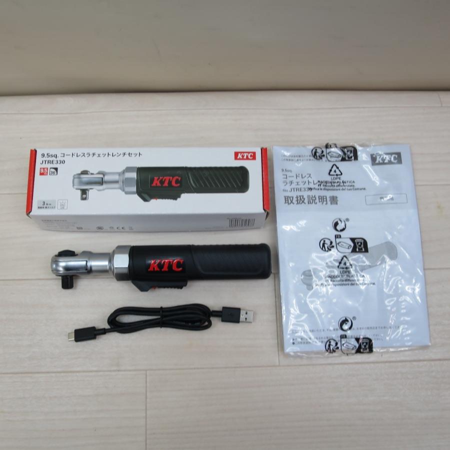 送料無料] 未使用☆KTC 9.5sq. コードレス ラチェット レンチ セット