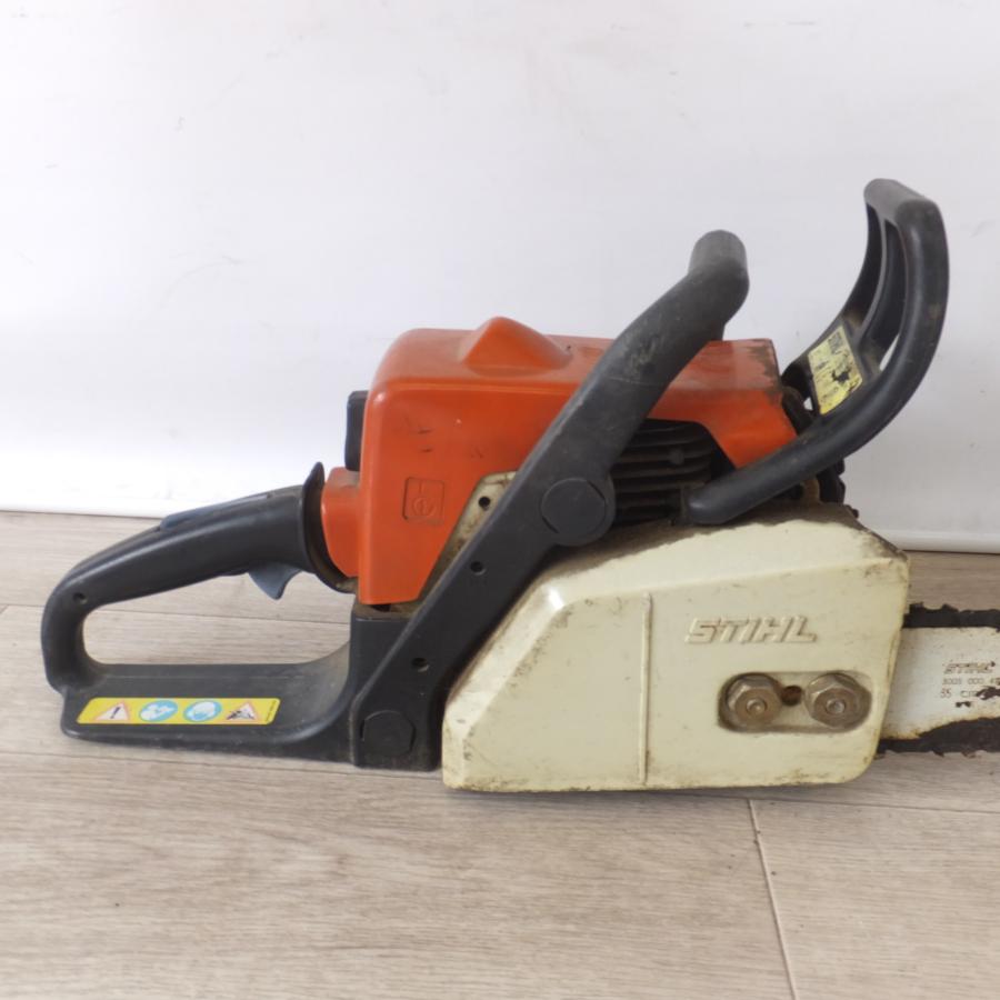 送料無料] 岐阜発 ジャンク☆スチール STIHL エンジンチェーンソー 017