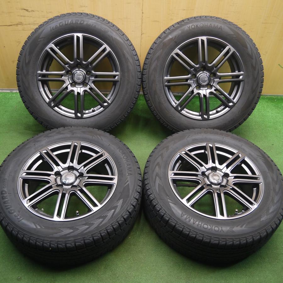 [送料無料]バリ溝！キレイ！8.5分★スタッドレス 225/65R17 ヨコハマ アイスガード G075 LAYCEA レイシア 17インチ ...