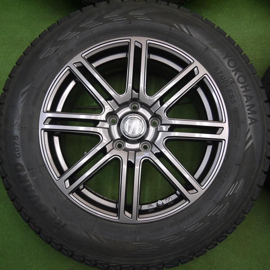 [送料無料]バリ溝！キレイ！8.5分★スタッドレス 225/65R17 ヨコハマ アイスガード G075 LAYCEA レイシア 17インチ ...
