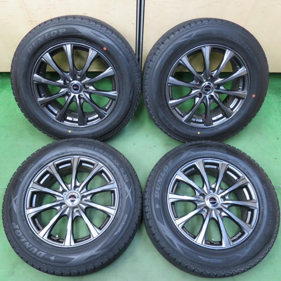バリ溝！21年！キレイ！9.5分☆スタッドレス 225/65R17 ダンロップ 