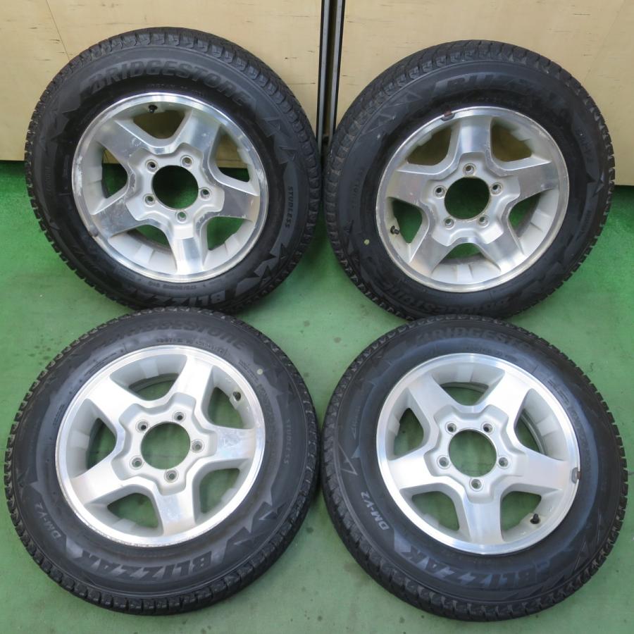 4本価格☆スズキ ジムニー 純正 175/80R16 スタッドレス ブリヂストン 