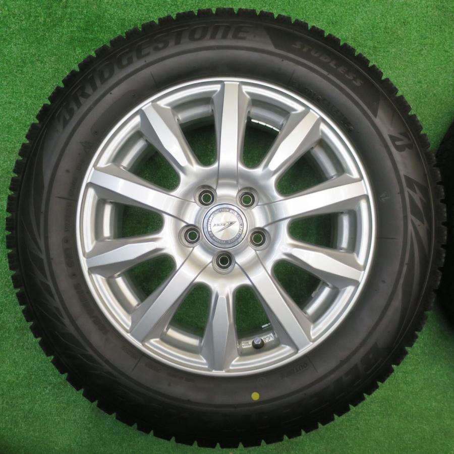 バリ溝！24年！キレイ！9.5分☆プリウス 等 195/65R15 スタッドレス 