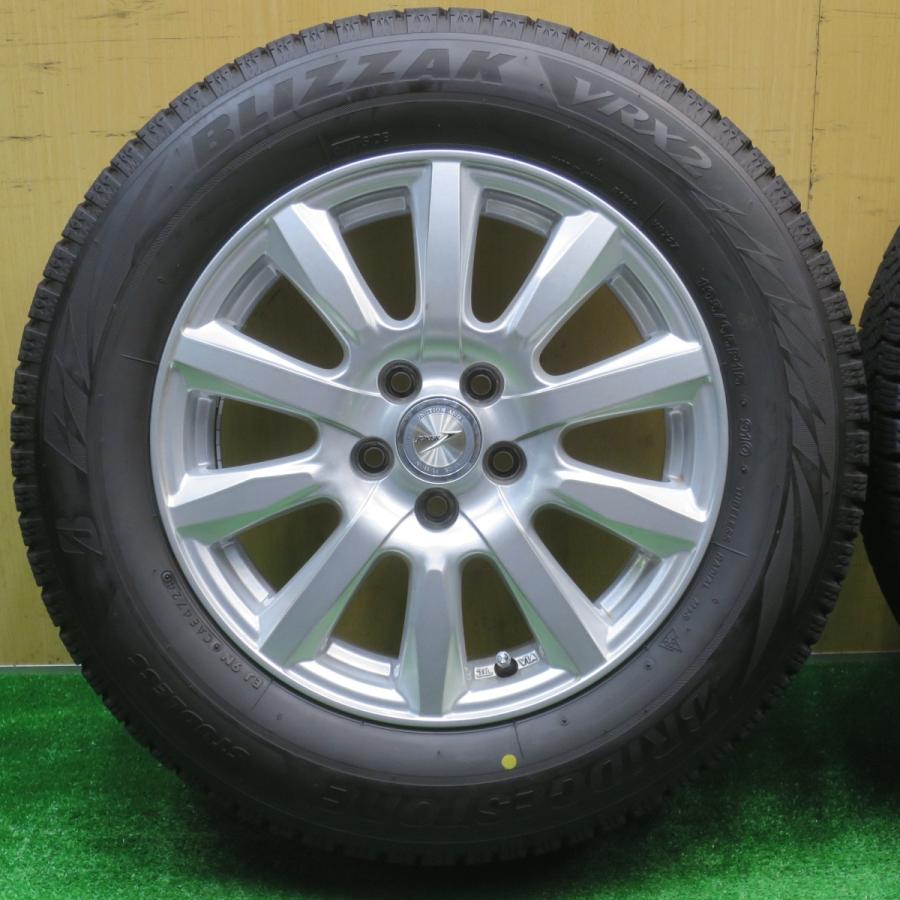 バリ溝！24年！キレイ！9.5分☆プリウス 等 195/65R15 スタッドレス 
