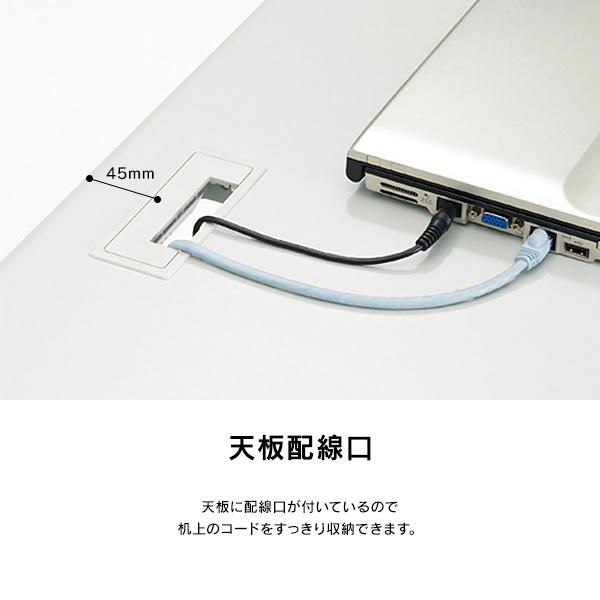 組立設置付 JSシリーズ PLUS 片袖机 W1200×D700×H700mm 5カラー JS-127D-3 プラス スチールデスク オフィスデスク 片袖デスク 事務机 日本製の画像