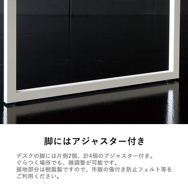 Garage - fantoni GX学習机 GX-168HJ オーク材 白いこと脚 414480 W1600×D800×H620-820粍 高さ調節する脚 御膳上等 エグゼクティブデスク (イタリア製)