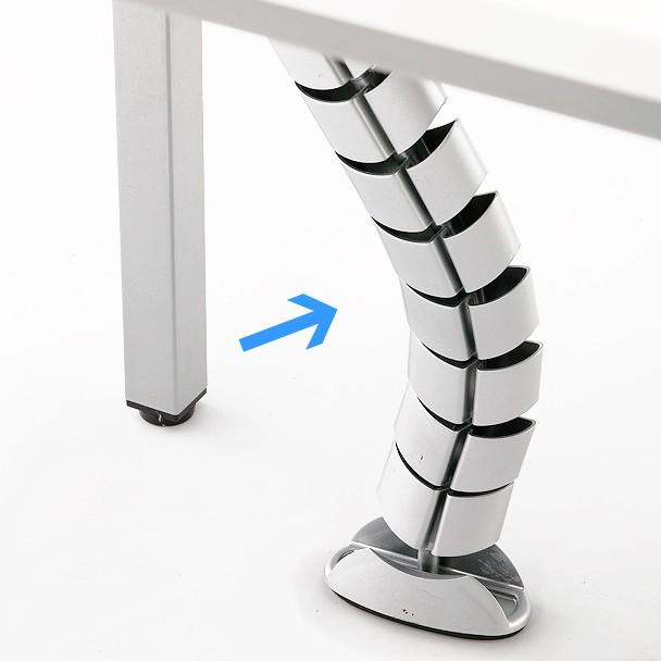 ミーティングテーブル用配線ダクト シルバー At D 配線機能 配線収納 コード収納 配線カバー ケーブルカバー ケーブル収納 事業所様お届け 限定商品 At D ムラカミビジネス 特選工房 通販 Yahoo ショッピング