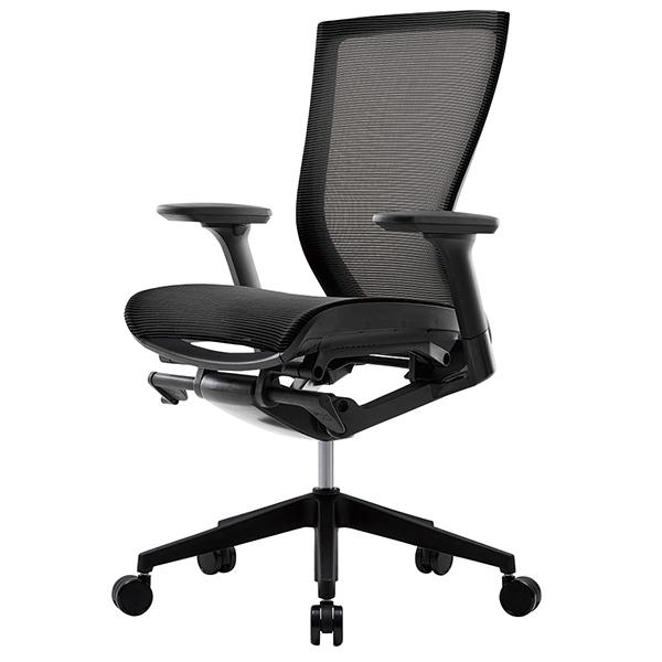 T50air エグゼクティブ チェア 可動肘付き ブラック CHXRF6100RAZ2D6B エアスキンメッシュ FURSYS社(個人様お届け可能商品)