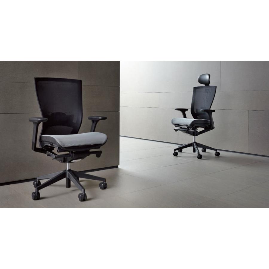 T50air エグゼクティブ チェア 可動肘付き ブラック CHXRF6100RAZ2D6B エアスキンメッシュ FURSYS社(個人様お届け可能商品)_7