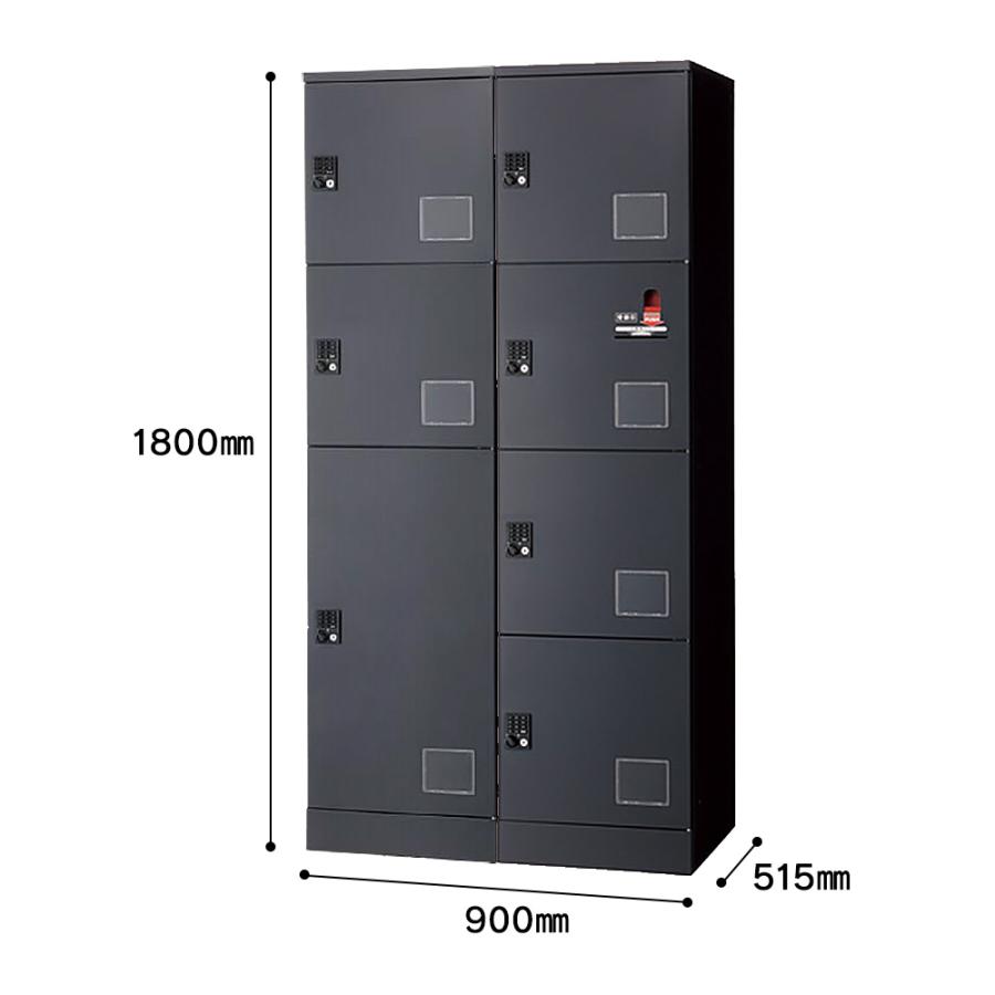 □受領印付 JTB2-700TS(開梱/設置迄)宅配ボックス マンション S6個 M1