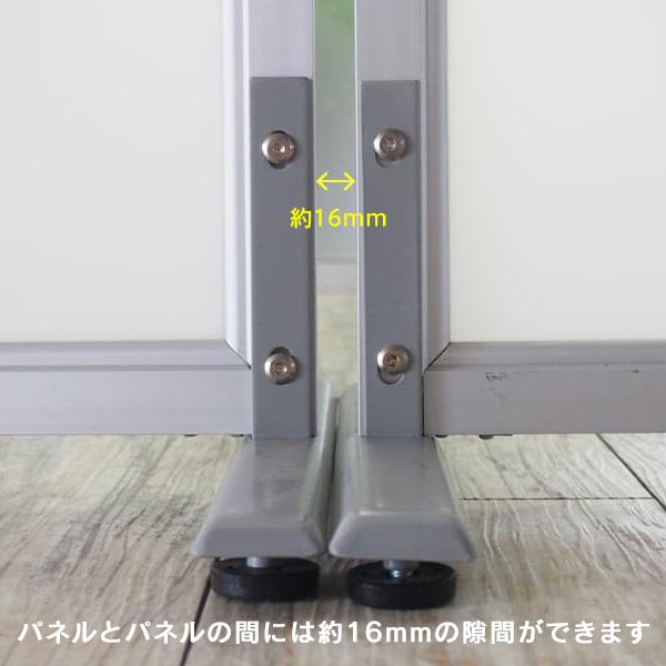 ■在庫限り パーティション シンプルスクリーン W800×H1500 透明 アジャスター仕様 RFSCR-CL クリア アクリル 自立 仕切り パネル スクリーン(事業所様限定)の画像