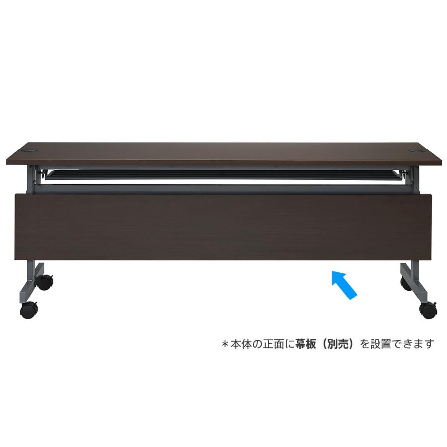 JI-23 【オフィス家具専門店】アール•エフ•ヤマカワの1800幅フォールディングテーブルです！　R4.9/15時点で在庫数16点あり アール・エフ・ヤマカワ 配線機能付きフォールディングテーブルIV